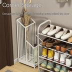 Indoor Metal Umbrella Stand，Umbrella Storage，Tall Metal Standing Umbrella Holder，Umbrella Holder for entryway，for Hotel，Offices，Home，Commercial(Gold,25 * 20 * 62cm/10 * 8 * 24.4in)