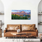 AIYISU Grand Teton Mountain Wall Art Sunset Nature National Park Posters Oxbow Bend Snake River Landscape Wall Decor Wyoming Scenery Painting Artwork for Living Room Office Home Decoration 20x40