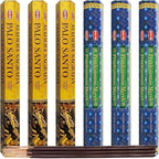 Palo Santo Frankincense & Myrrh Incense Sticks & Holder Bundle Variety Pack from Hem Trumiri Insense Insence