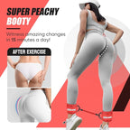 Ankle Resistance Bands with Cuffs, Ankle Weights Bands for Working Out, Women Leg and Glutes Workout Equipment, Exercise Bands for Kickbacks, Butt and Booty Trainer, Home Gym Fitness Equipment