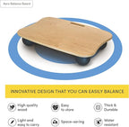 LifeSpan Fitness Aero standing balance board for standing desks, Anti-Fatigue, Health and Comfort 23x16x4.5 inch, Light Birch Wood