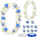 Leis for Graduation 2026, Artificial Flower Wreath with Cards Graduation Lays Gifts, Congrats Grad for High School