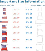 AM AEROMAX 16x16 Pillow Insert (Pack of 2) Memory Foam Throw Pillow Insert Sham Square for Decorative Cushion Bed Couch Sofa Without Deform After Longtime Use