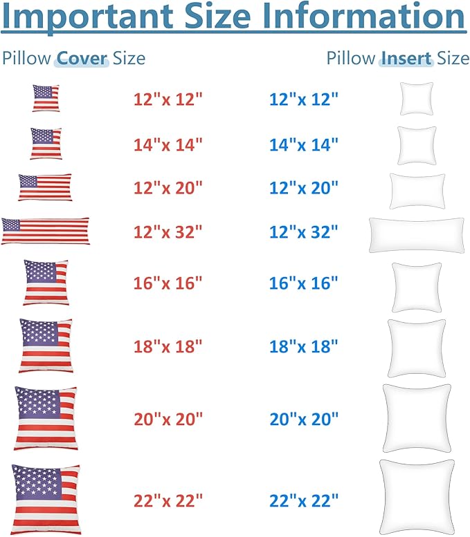 AM AEROMAX 22 × 22 Throw Pillow (Pack of 4) Memory Foam Pillow Insert - Square Accent Pillow for Decorative Cushion Bed Couch Sofa - Non-Deforming Over Time