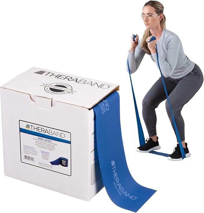 THERABAND Resistance Band, Special Heavy, 50-Yard Roll, Elastic Band for Exercise