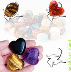 Crystal Stand Rock Display Stand Small Dispaly Stands ( 3 Sizes , 36 PCS ) Crystal Stands for Display Minerals Rocks Crystals Agates Fossils Corals or Other Small Items in Home Shop Museum Office