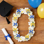 Leis for Graduation 2026, Artificial Flower Wreath with Cards Graduation Lays Gifts, Congrats Grad for High School