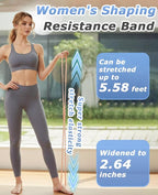 3 PCS Figure 8 Resistance Bands for Women, 15 Lbs & 25 Lbs & 35 Lbs Keep Resistance Band for Arm with Non-Slip Handles