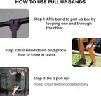 Functional Fitness Pull Up Bands Resistance Bands | Exercise Bands for Working Out | Long Stretch Bands for Exercise, Training Bands, Resistance Bands for Stretching