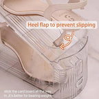 Shoe Stacker Shoe Rack Organizer for Closet Space Saver Storage Shoe Holder Organization (Transparent, 6 pack)