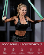 HAPBEAR Pull Up Assistance Bands - Pull Up Bands - Resistance Bands - Exercise Bands Resistance Bands Set of 5 - Workout Bands for Working Out, Stretching, Muscle Training