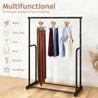 3 Pack Belt Hanger for Closet Organizer, 2026 Upgraded Tie Hangers for Space Saving & Storage, 360° Rotatable & Foldable Hooks, Large Capacity Rack for Tank Top, Bra, Purse (Natural)