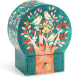 DJECO Musical Jewelry Box for Kids - Treasure Box Night Singing - Storage for Necklace, Bracelets, Rings, Earrings, Small Toys, Decorations, Keepsake & Trinkets - Safe for Ages 3+ Boys & Girls