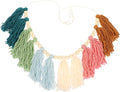 ORFOFE Handmade Bead Yarn Tassel Wall Pendant Chic Decorative Wall Decor for Home Elegant Indoor Adornment Versatile Hanging Decor for Housewarming