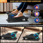 Under Desk Elliptical Machine, Electric Elliptical Exerciser for Senior, Quiet & Small Electric Seated Pedal Exerciser for Home with Display Monitor, Remote Control & 12 Adjustable Speeds