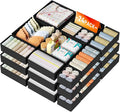 DIMJ Drawer Organizer Clothes Storage - 24 Pack Baby Dresser Organizer for Nursery, Small Fabric Closet Drawer Organizer Bins for Underwears Socks, Foldable Storage Dividers Organization for Bedroom