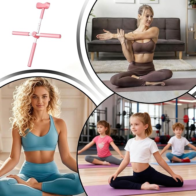 Back Stretcher Yoga Stick - Upper Body Alignment Stretching Bar with Comfortable Grip and Aid, Fitness Tool Category for Home Use for Apartment Bodybuilding Workout After Sports Exercise