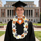 Leis for Graduation 2026, Artificial Flower Wreath with Cards Graduation Lays Gifts, Congrats Grad for High School