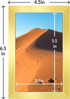 LaVie Home 4x6 Picture Frame Gold Set of 10, Display 4 x 6 Picture, Photo Frame Collage for Wall Gallery or Table Deco, Hanging or Tabletop Display