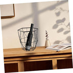 STOBAZA Elegant Iron Umbrella Stand Folding Storage Rack Dry Wet Separator Home Office Space-saving Design