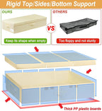 Large Wedding Dress Preservation Box ,2 Pack Underbed Storage Containers with Lids and Handles, Fits Wedding Gowns, Blankets, Comforters, Quilts & Bedding