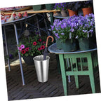 Levemolo Round Shape Metal Umbrella Holder Leakproof Design Compact Umbrella Stand for Home