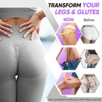 Ankle Resistance Bands with Cuffs, Workout Sets for Women, Resistance Bands for Working Out, Exercise Band for Leg Booty, Home Gym Workout Equipment, Ankle Weights Fitness Band Set
