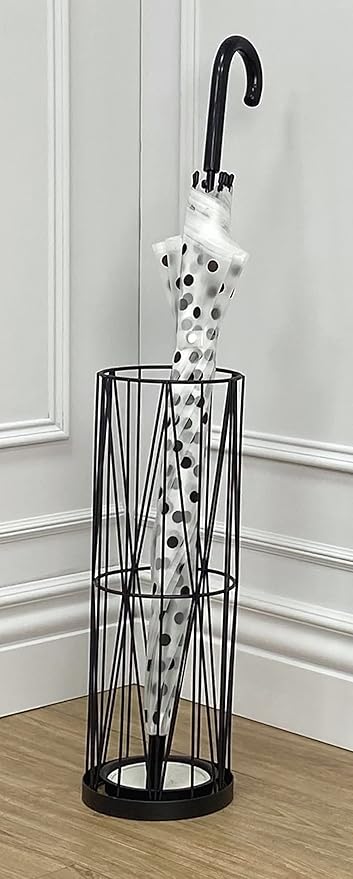 Mango Steam Pluvian Soakstone Umbrella Holder (Regular, Black)