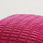 Fancy Homi 4 Packs Decorative Throw Pillow Covers for Living Room Couch Bed, Modern Farmhouse Boho Home Décor Accent Cushion Case, 20" x 20", Hot Pink