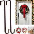 12" Metal Wreath Door Hanger, Non-Scratch Wreath Hangers for Front Door