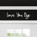 Dripykiaa LOVE YOU BYE Wood Sign Home Decor Boho Decor 21.6” Wood Grain Wall Decor Express Love and Warm for Your Family Lovers Wall Art Gift Hallway Entryway Door For Home - White
