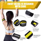 MANUEKLEAR Blood Flow Restriction Bands for Women Glutes Leg, Booty Bands for Women Butt Lift, BFR Occlusion Thigh Bands for Workout Squat Hip Building
