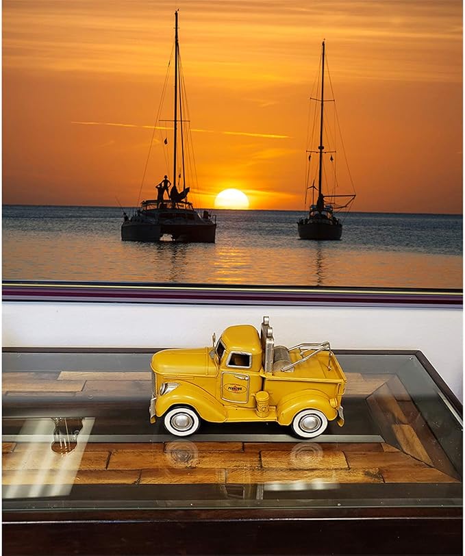 Old Modern Handicrafts 1926 Pennzoil Tow Truck Yellow Metal - A Perfect Décor for Home & Office - 12" L x 6" W x 7" H Inches.