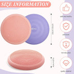 Libima 2 Pcs Wobble Cushion Wiggle Seat Flexible Sensory Seating Balance Disc Board for Men Women Physical Exercise Improving Posture Home Office