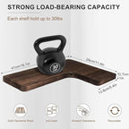 Floating Corner Shelves Set of 3, Solid Wood Picture Wall Shelf, Floating Shelves for Storage for Bedroom Kitchen Bathroom Living Room (Burnt)