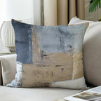 Brown Gray Abstract Art Artwork Pillow Cover, Gallery Modern Decorative Throw Pillows Cushion Cover for Bedroom Sofa Living Room 24 x 24 Inch Set of 2