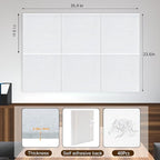 Bulletin Board, 6 Pcs Large Cork Board for Wall 36" x 24", Felt Pin Board Tiles with 40 Pushpins, CorkBoards for Office Home Decor