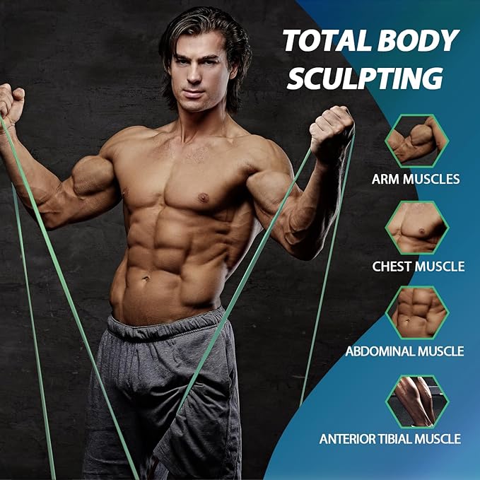 LEEKEY Resistance Bands, Exercise Bands,Pull Up Assist Bands - Bands for Working Out,Band for Men and Women Fitness Training, Physical Therapy,Home Workouts