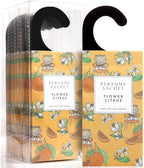 ROSE COTTAGE Large 12 Packs Flower Citrus Hanging Closet Air Freshener Scented Sachets Long Lasting Smell Goods