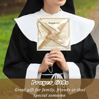 Bucherry St. Brigid's Wall Cross Decor Irish Gift Cross with History Card for Irish Blessing Gift for Celtic Imbolc Decor(Classic Style,12 in,Straw Color)