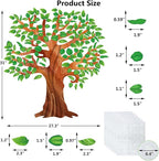 Fancy Land Classroom Tree Bulletin Board Set Tropical Leaves Summer Tree Decoration Cutouts for Classroom Wall Decor School Supplies