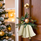 Christmas Bell Ornaments Christmas Tree Decorations Paper Hanging Bell Ornaments for Xmas Tree Décor, New Years Party Winter Xmas Party Holiday Home Decor,Ceilings Decor 9 PCS