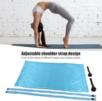 Premium Aerial Hammock Yoga Swing Kit Yoga Hammock Handstand Split Leg Stretchable Training Portable Elastic Aerial Hammock for Home Sky Blue(Blue)
