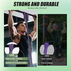 WHATAFIT Resistance Bands,Pull Up Assist Bands Set with Handles, Exercise & Workout Bands with Door Anchor for Men & Women – Home Fitness Equipment for Strength Training, Stretching