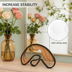 Fumete Mid-Century Modern Wood Abstract Sculpture Wooden Mountain Table Decoration Modern Home Decorative Objects for Mantel Bookshelf Dresser Living Room Office & Entryway Table Decorative
