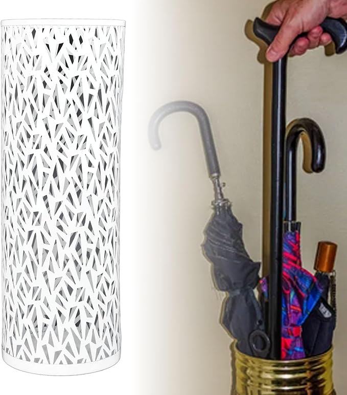 Umbrella Stand, Umbrella Holder with Stylishly Design Metal Umbrella Holder for Entryway for Home Hotel (S (30-59cm / 11.81-23.23in))