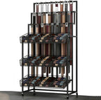 Heavy Duty Belt Display Stand, Metal Belt Rack with 360° Rolling Wheels, Multi-Functional Accessory Display for Belts/Scarves/Wallets, Retail Belt Organizer for Store/Closet/Boutique