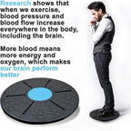 Daiwa Felicity Balance Board Disc Wobble Board – Physical Therapy Stability Trainer, Lightweight Core Balance Disc (1 lb) Supports Up to 300 lbs, Non-Slip Round Balance Board for Core Workout, Rehab, Standing Desk Fitness
