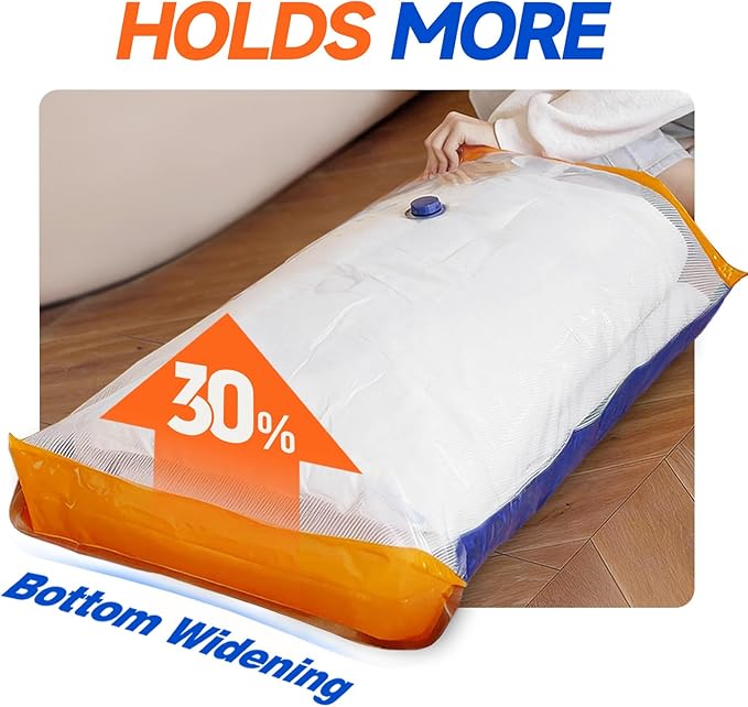 Vacuum Storage Bags with Rechargeable Cordless Pump,9 Pack 3 Size Compression Packing Cubes Seal Bags, Space Saver for Clothes and Clothing Blankets Organization Space Saving