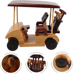 SUPVOX Handmade Vintage Car Sculpture for Home Decoration Unique Antique Vehicle Ornament for Desktop and Bookshelf for Car Lovers